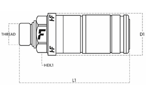 3CFHF08 12NPT F