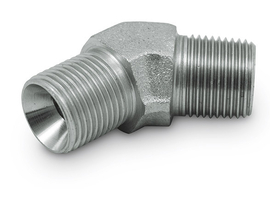Haakse  inschroefadapter 45° BM-BMT (AGR - AGR-K)