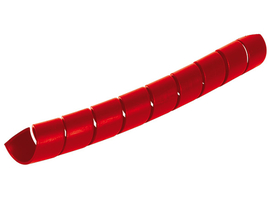 Gaine de protection spiralée PVC SKW rouge