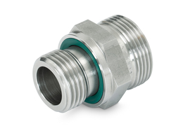 Raccord à visser GE/ED (joint élastique / fractionnaire) - INOX
